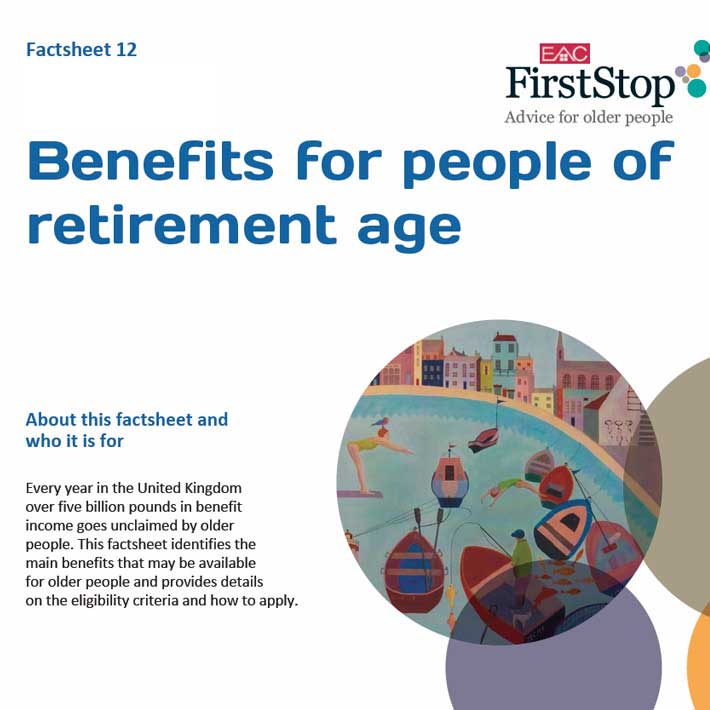 Benefits for people of retirement age